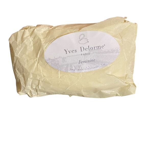Yves Delorme Paris Feminine Soap Large Body Bar 7oz NEW Made in Scotland - Picture 3 of 3